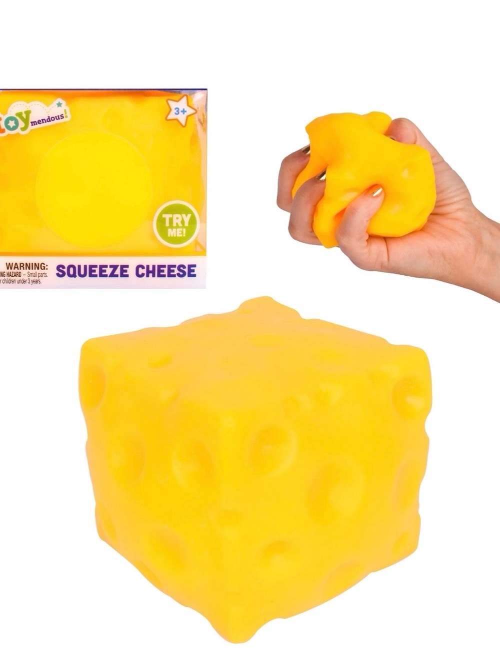 Squeeze Cheese Stress Toy – Toymendous